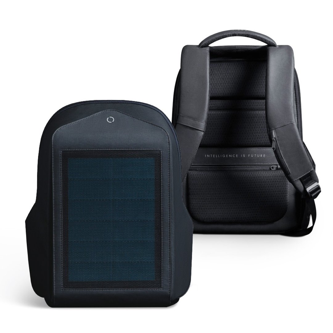 HiPack Solar 太阳能隐藏式锁扣后背包(代理商公司货) - 后背包/双肩包 - 聚酯纤维 黑色