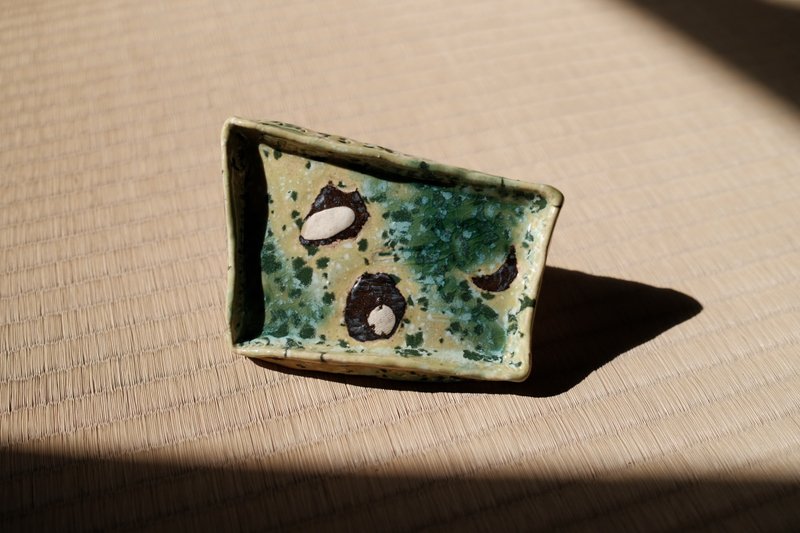 贴花小盘子 - 盘子/餐盘/盘架 - 陶 多色