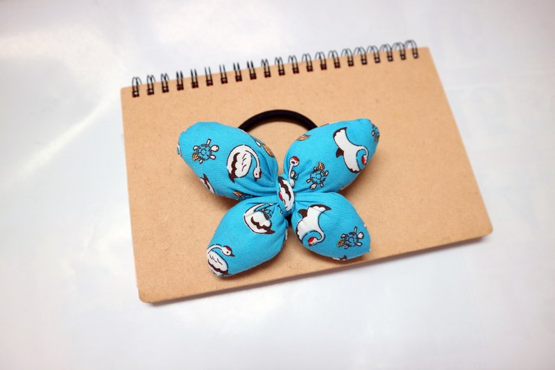  Q棉蝴蝶发束发圈 *SK*  - 发饰 - 棉．麻 