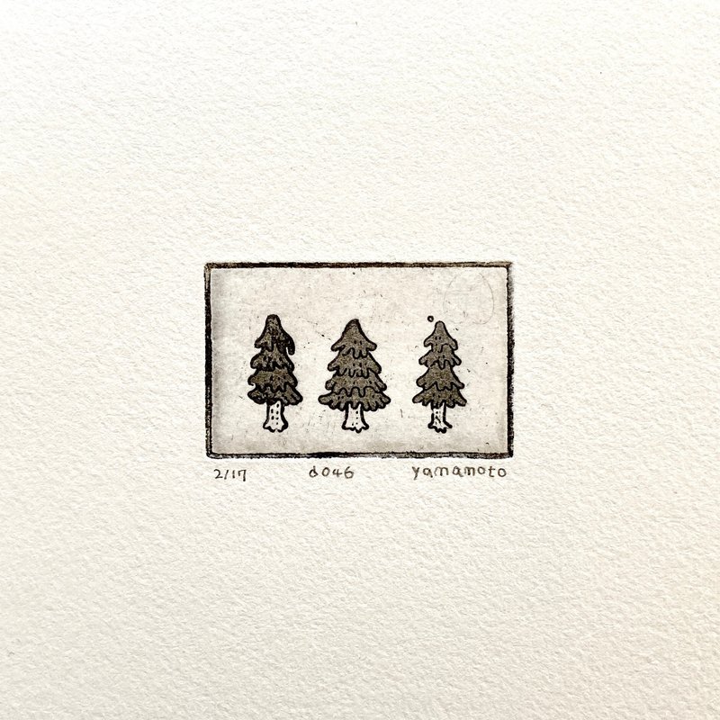 d046 铜版印刷 - 海报/装饰画/版画 - 纸 灰色