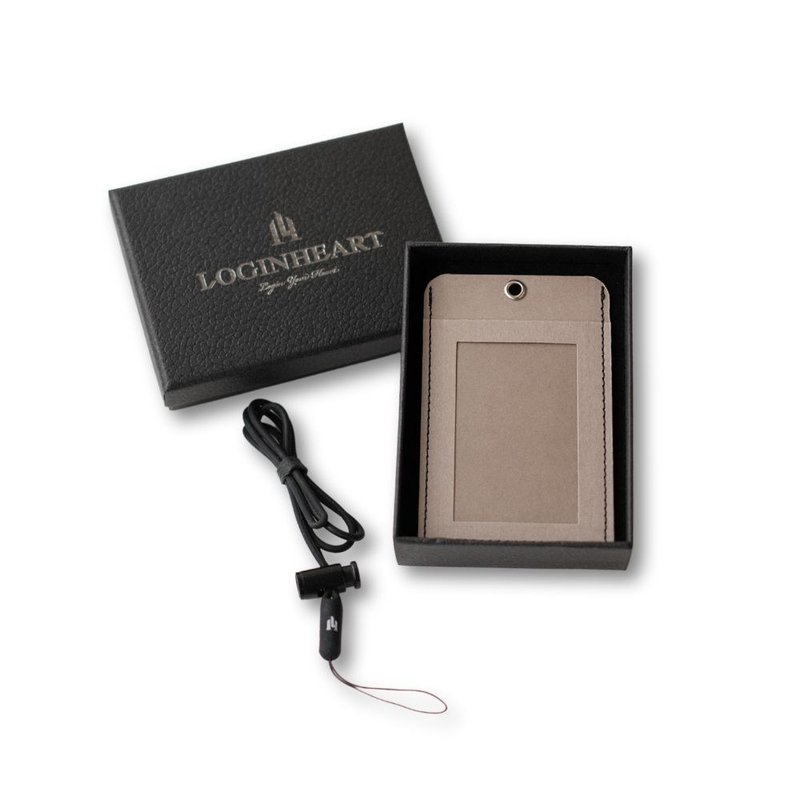 免取卡正面感应证件套 木质灰 正面直接感应 其他夹层票卡不干扰 - 证件套/卡套 - 纸 