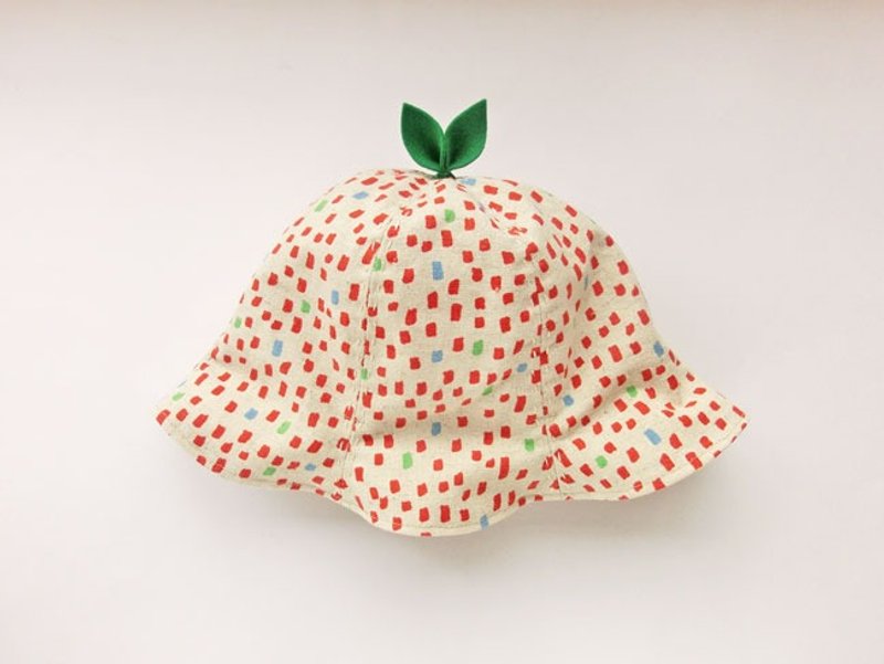 SALE! Grow Up! Leaf Hat for Baby & Toddler　/ TenTen  RED - 围嘴/口水巾 - 棉．麻 多色