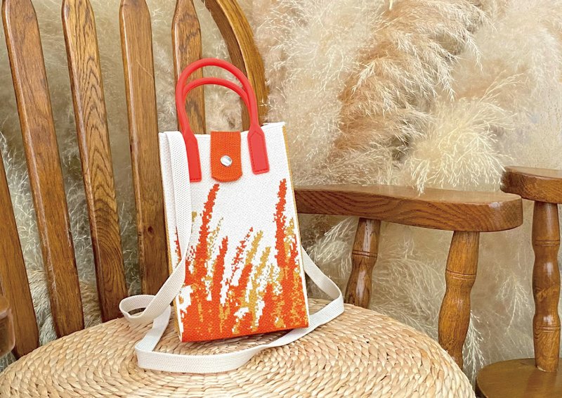 【经典纸杯】针织袋 斜孭袋 手机袋 利是袋丨Amazing Studio - 侧背包/斜挎包 - 聚酯纤维 多色