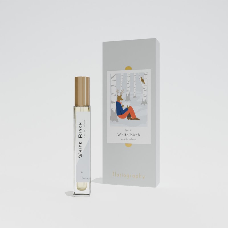 【No.41 白桦大道】香水|雪松|清新空气|干燥木质|檀香|姬小松 - 香水/香膏 - 其他材质 白色
