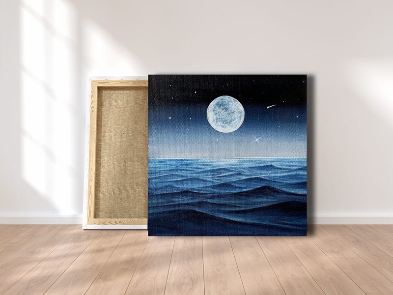 礼物画 墙饰 山水画 天空画 海洋艺术 墙饰 原创手绘 - 海报/装饰画/版画 - 压克力 多色