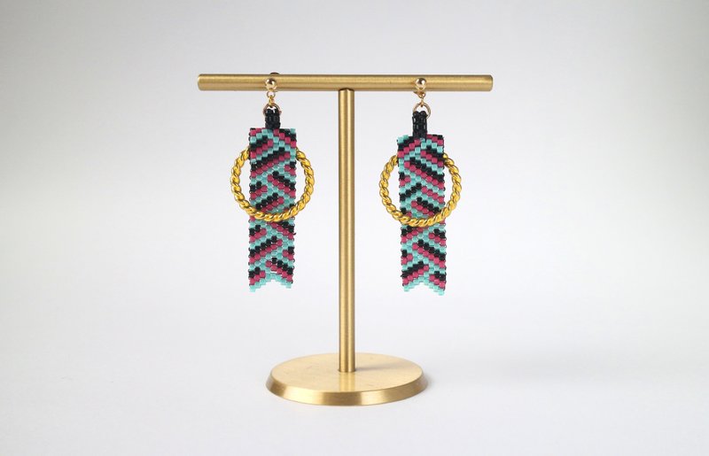 Aurora  奥萝拉-极光耳饰 - 耳环/耳夹 - 不锈钢 多色