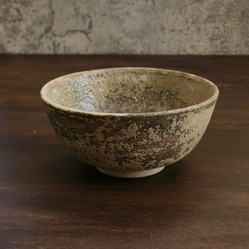 水蚀茶碗 - 茶具/茶杯 - 瓷 卡其色