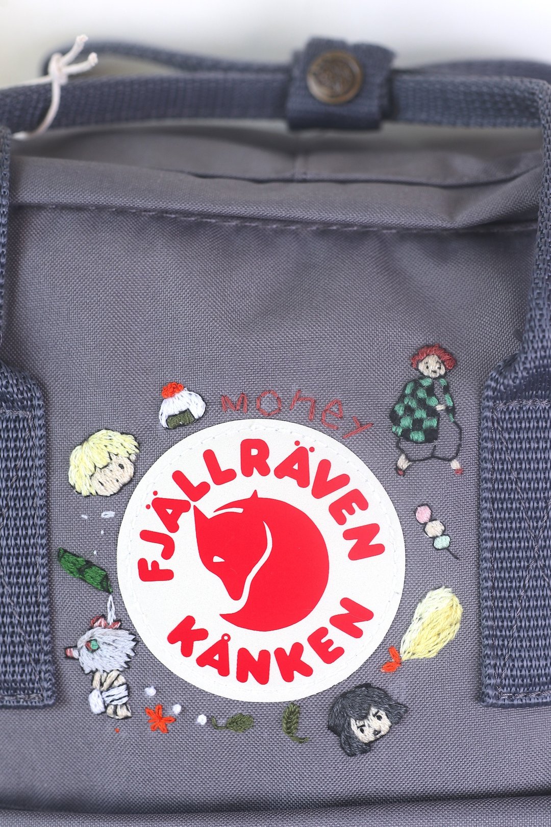 kanken Classic 石墨灰包包 - 后背包/双肩包 - 聚酯纤维 灰色