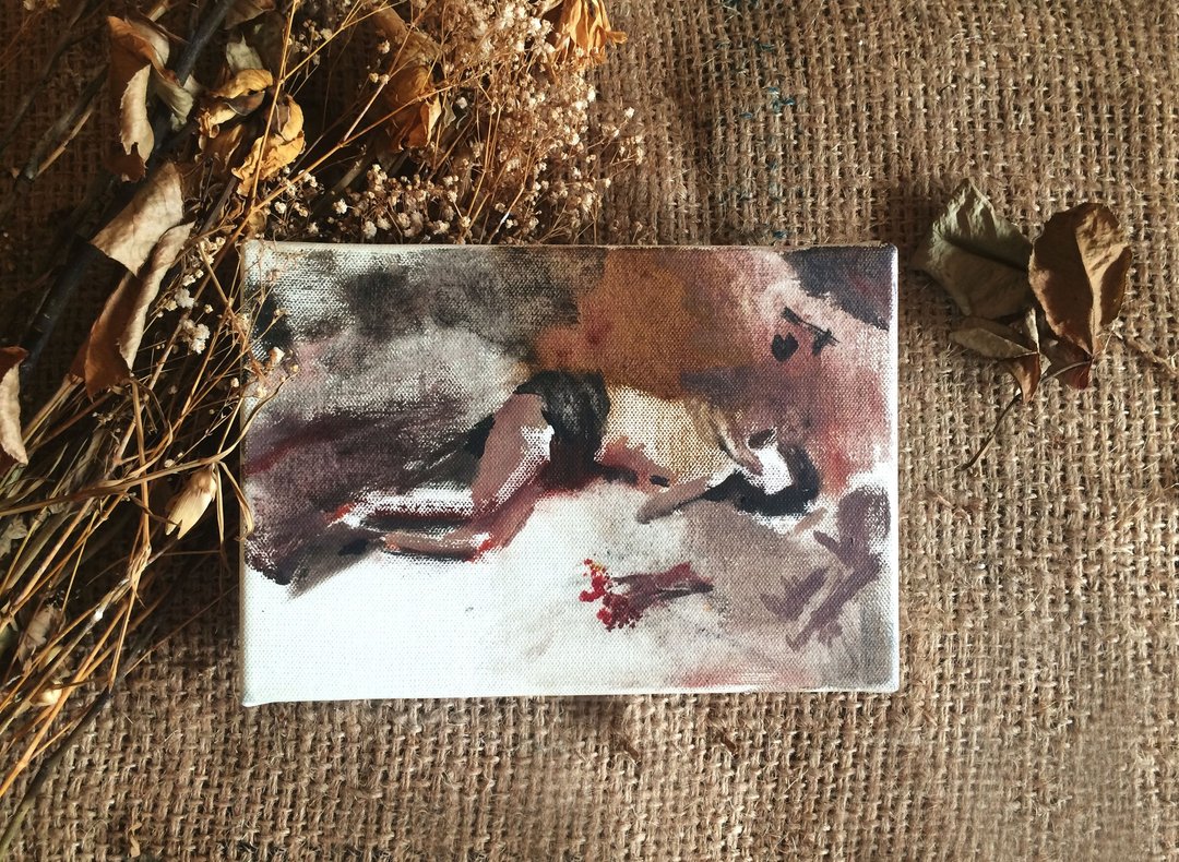 艺术家帮你画张意境油画（单人） - 订制画像 - 棉 