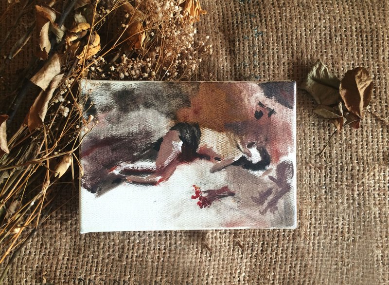 艺术家帮你画张意境油画（单人） - 订制画像 - 棉．麻 