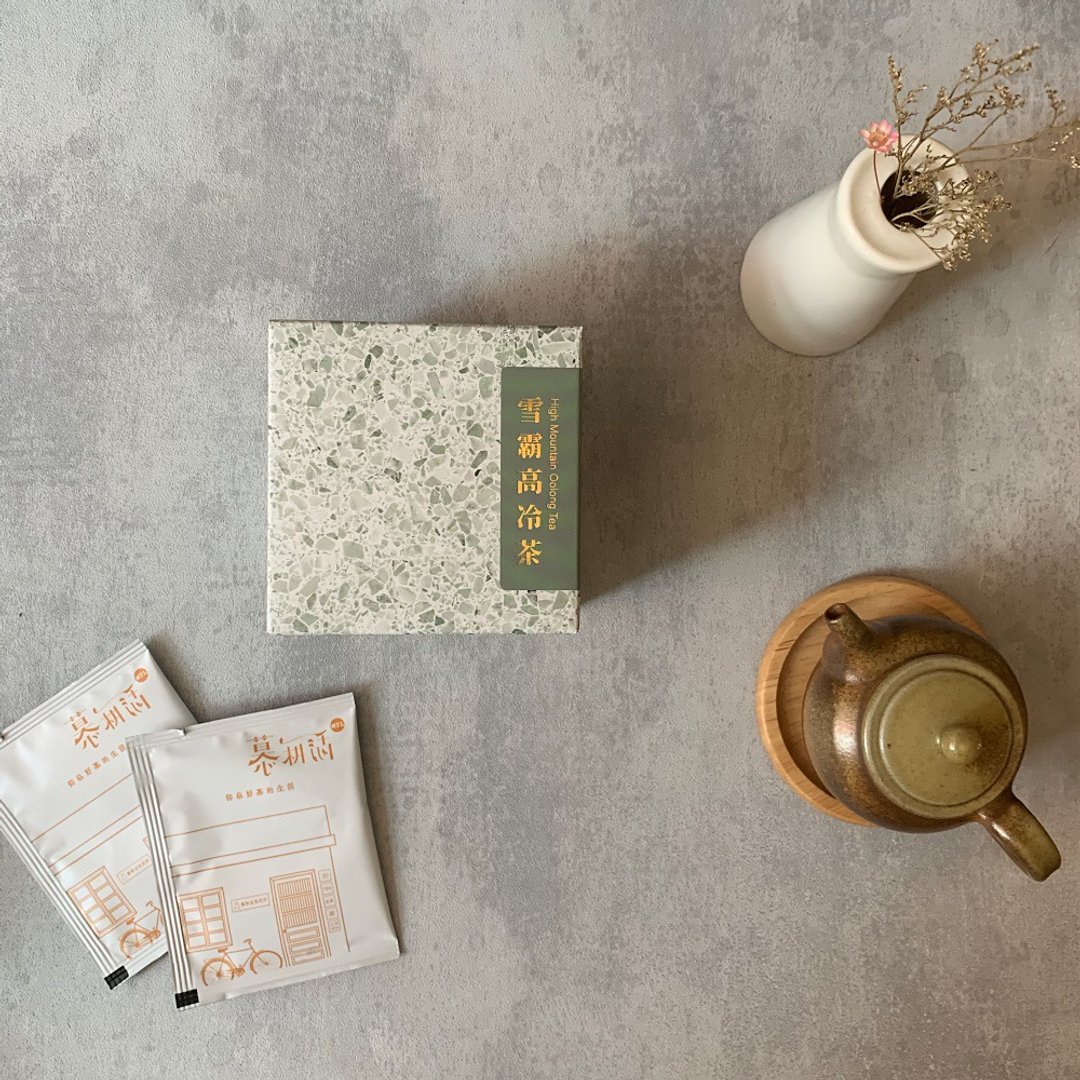 快速出货【慕耕活】雪霸高冷茶 原叶茶包盒 - 茶 - 纸 绿色