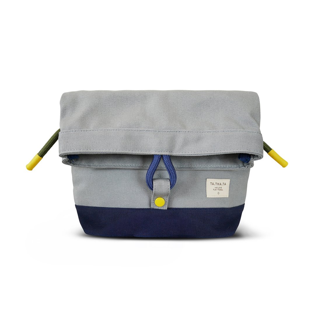 Squid stone sling bag - 侧背包/斜挎包 - 棉 灰色