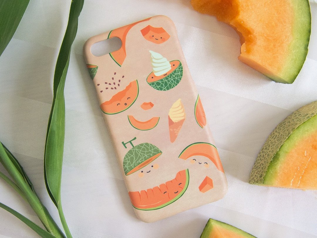 Melon iPhone 壳手机壳 เคสเมลอน - 手机壳/手机套 - 塑料 粉红色
