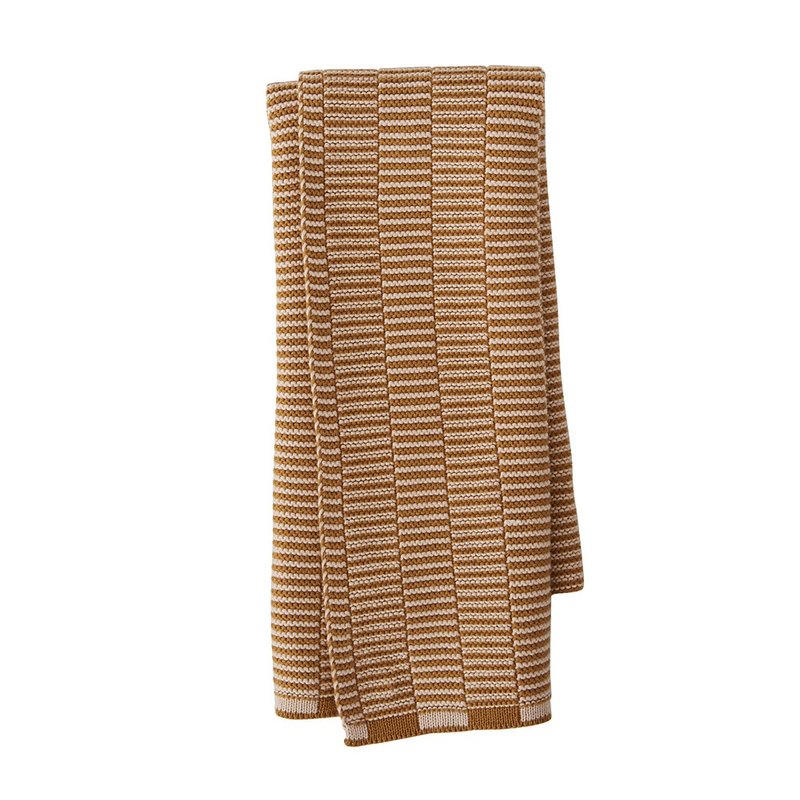 Stringa 层叠线条有机棉万用巾 - 焦糖玫瑰 - 厨房用具 - 棉．麻 多色