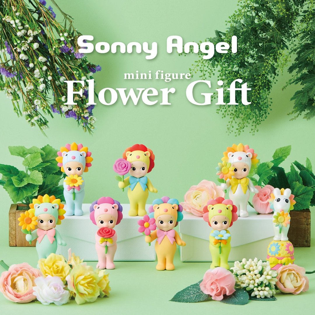 Sonny Angel 经典生日系列3代 花的献礼 盒玩公仔(三入随机款) - 玩偶/公仔 - 其他材质 多色