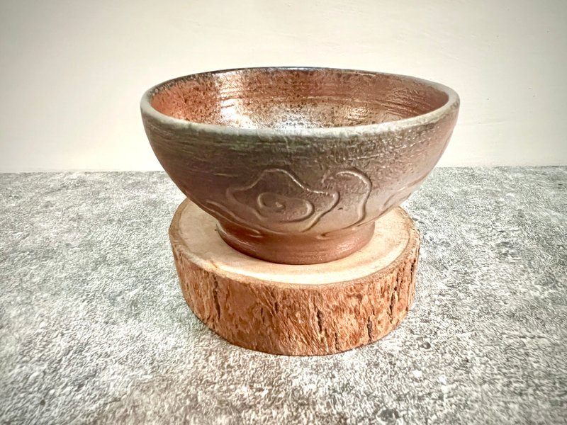 云纹柴烧茶杯 - 茶具/茶杯 - 陶 