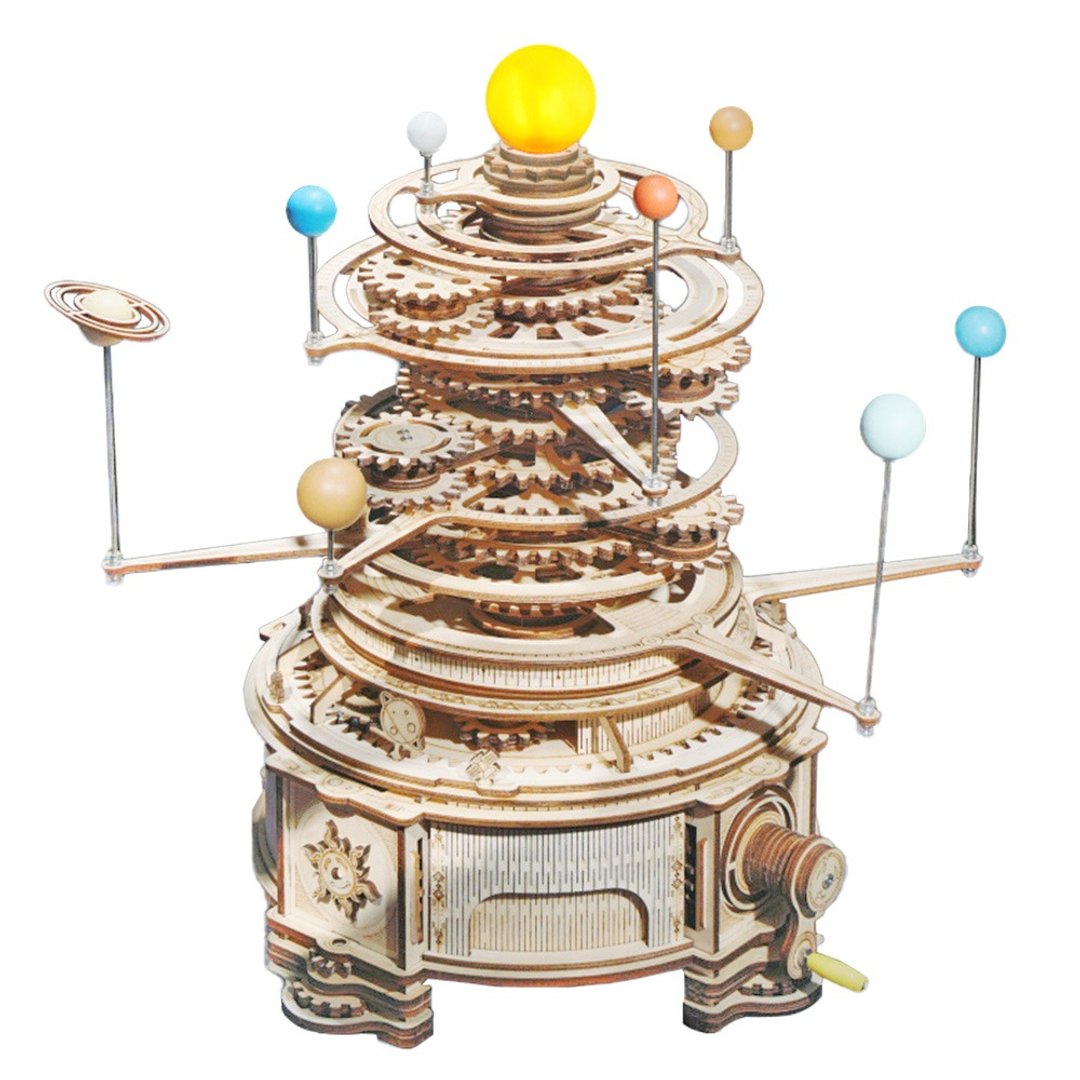 RoboTime 太阳系星轨-3D木质益智模型ST001(公司货) - 摆饰 - 其他材质 咖啡色