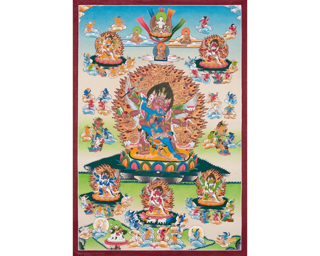 精美的西索瓦唐卡画 提升您的心灵空间 - 墙贴/壁贴 - 其他材质 多色