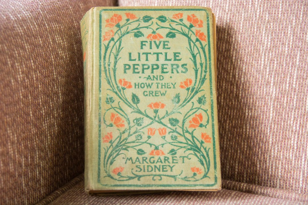 古董童书 - Five Little Peppers - 刊物/书籍 - 纸 绿色