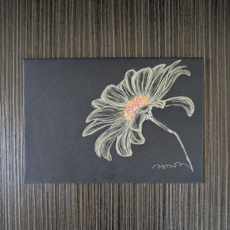 雏菊 欧式信封 / 亲笔手绘 非烫金印刷 / 赠同花系万用卡1张 - 信封/信纸 - 纸 