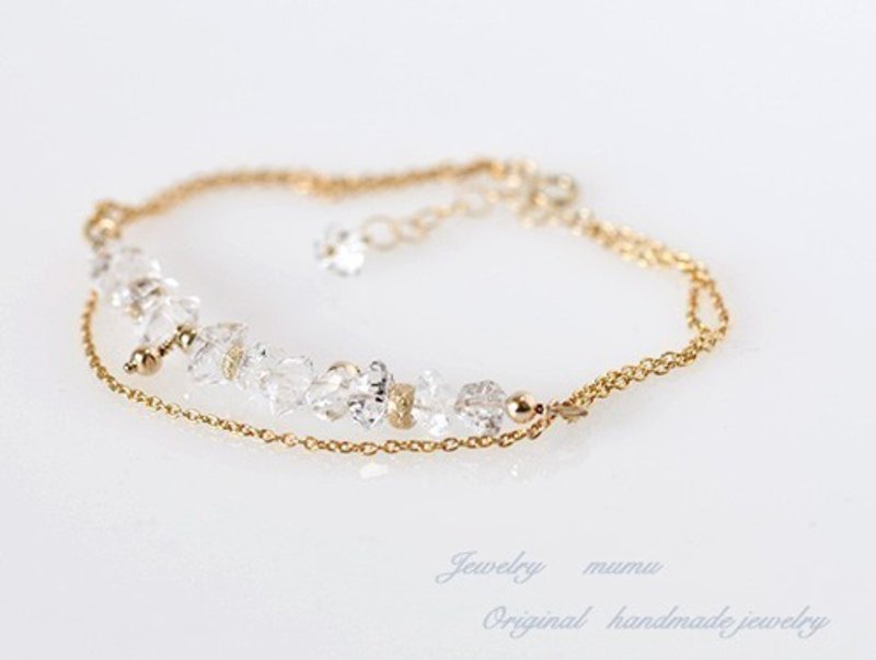 {Restocked] Herkimer Diamond La. Luxury Bracelet - 手链/手环 - 宝石 