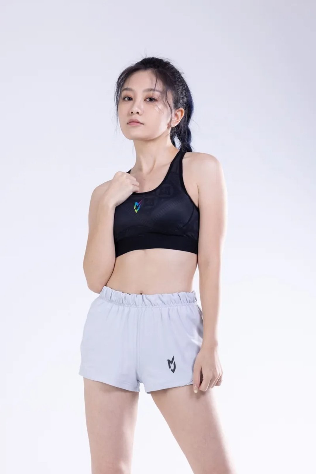 MJC 机能运动内衣 黑纹 S-L - 女装运动内衣 - 其他材质 黑色