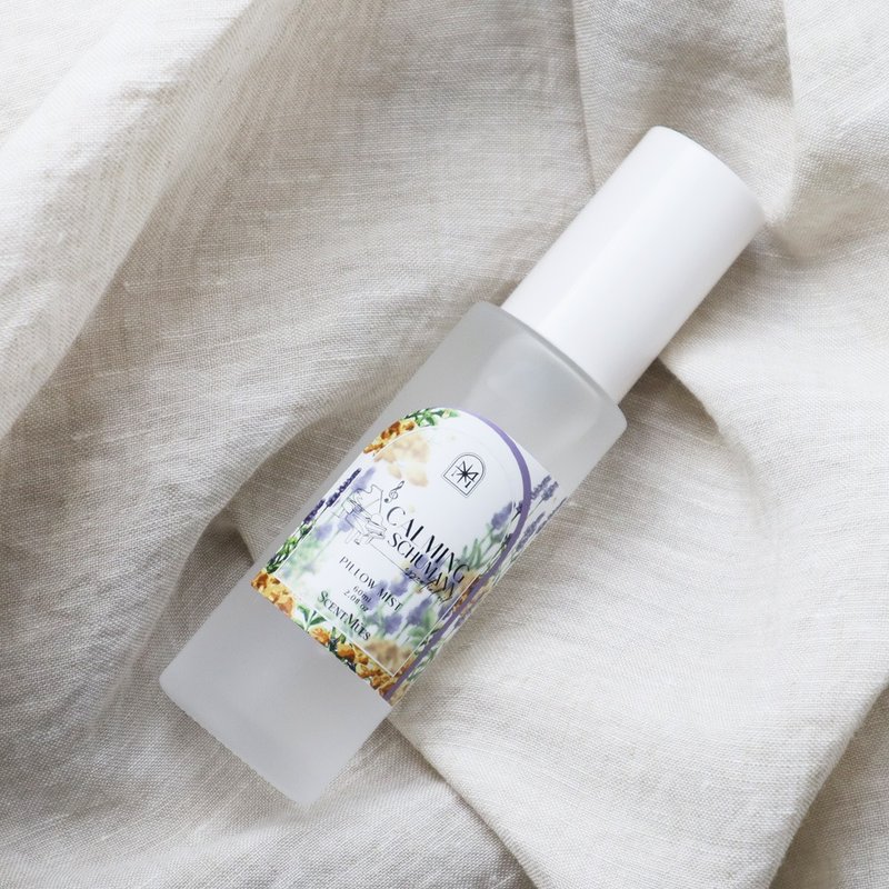 沉静舒曼 舒眠寝具精油喷雾 60ml  /放松、舒眠。疗愈身心 - 香薰/精油/线香 - 精油 透明