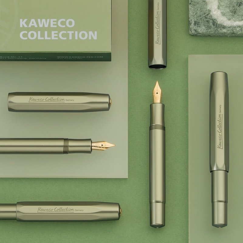 德国 KAWECO COLLECTION 系列钢笔 橄榄石绿 - 钢笔 - 铝合金 绿色