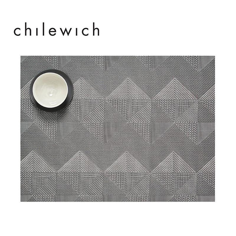 Quilted Rectangle 菱格纹系列餐垫-36X48CM-沉稳灰 - 餐垫/桌巾 - 塑料 