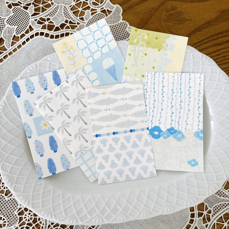 布魯島 便簽 米黃紙 硫酸纸 6.2×10.5cm 30張 - 便条纸/标签贴 - 纸 多色