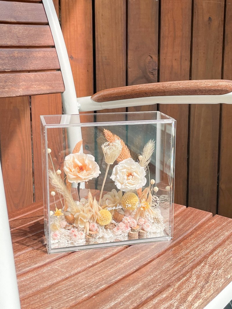 桔梗幻语 x 不凋桔梗干燥花透明花框 - 画框/相框 - 植物．花 