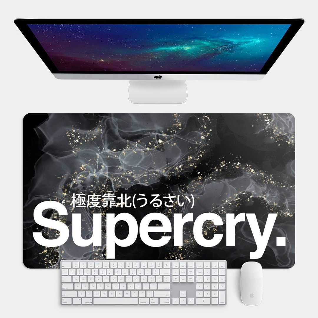 Supercry 极度靠北 大尺寸 鼠标垫 餐垫 办公桌垫 PS024 - 鼠标垫 - 橡胶 橘色