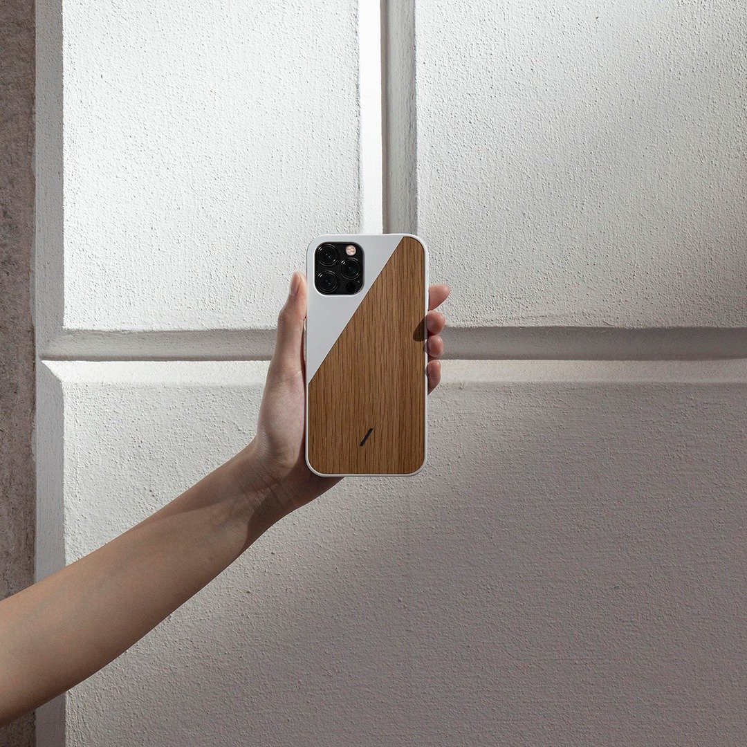 Native Union | iPhone 12 CLIC WOODEN 原木手机壳-白橡木 - 手机壳/手机套 - 木头 