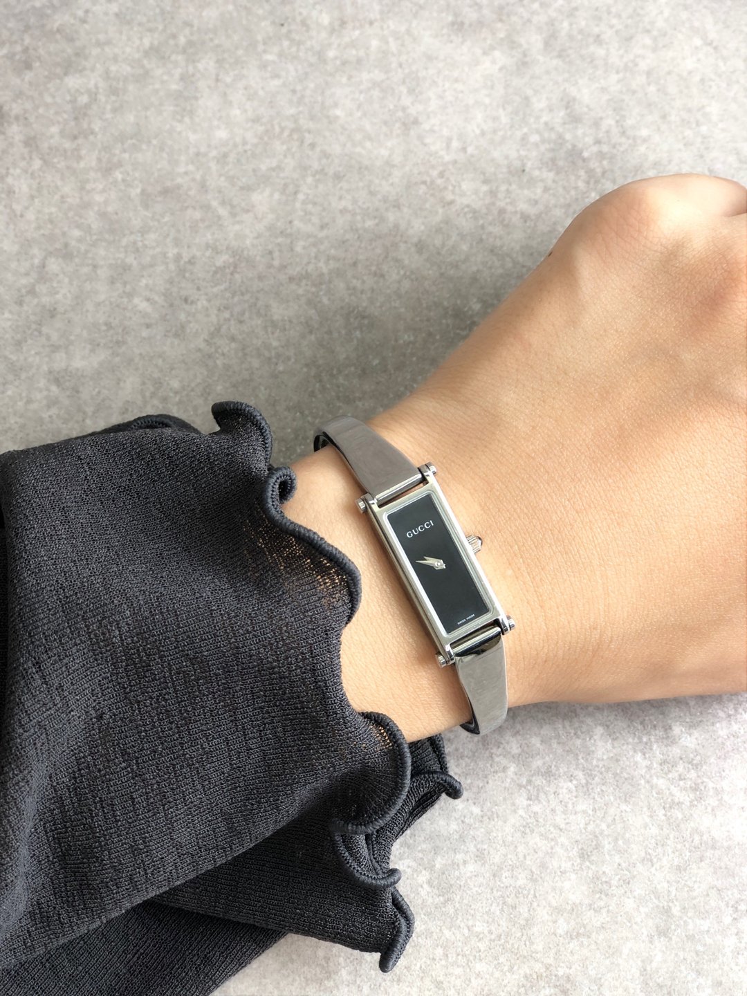 【 日本直送 名牌中古包 】GUCCI 古驰 手表 银色 不锈钢 石英 1500L vintage 古着 u74u6j - 女表 - 不锈钢 银色