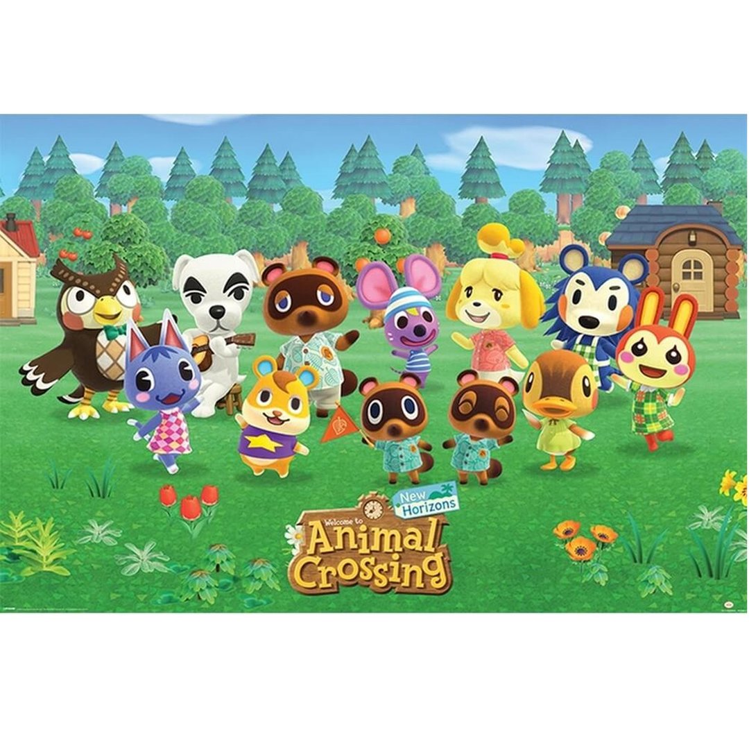 【动物森友会】Animal Crossing 欢迎会 进口海报 - 海报/装饰画/版画 - 其他材质 多色
