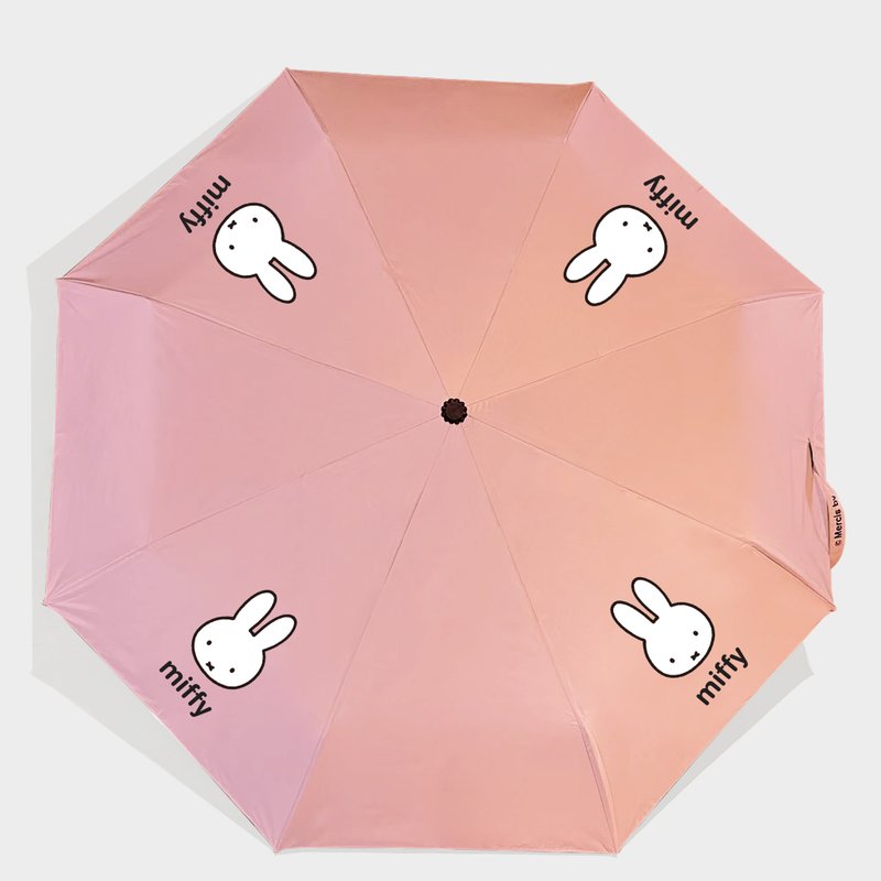 【Pinkoi x miffy】晴雨伞抗UV 防晒 防泼水 两用 自动开收折叠伞 - 雨伞/雨衣 - 防水材质 