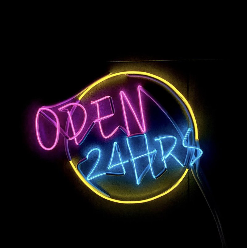 neonlite 定制霓虹文字图案灯 /OPEN 24hrs/ - 灯具/灯饰 - 塑料 粉红色