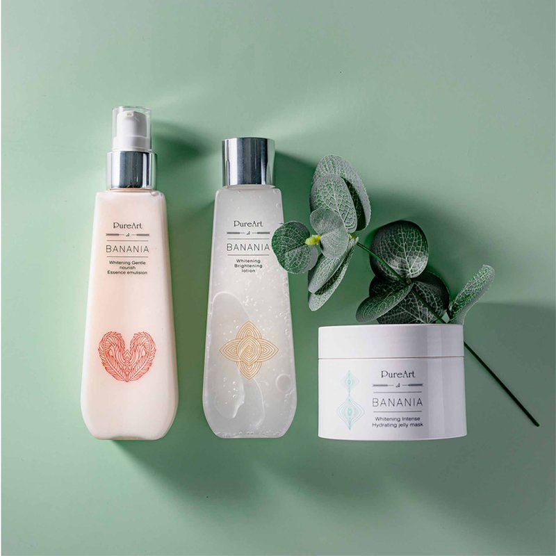 亮妍净白保养全套组│首创香蕉花萃取 /提亮/净白/舒缓全系列 - 其他 - 其他材质 白色