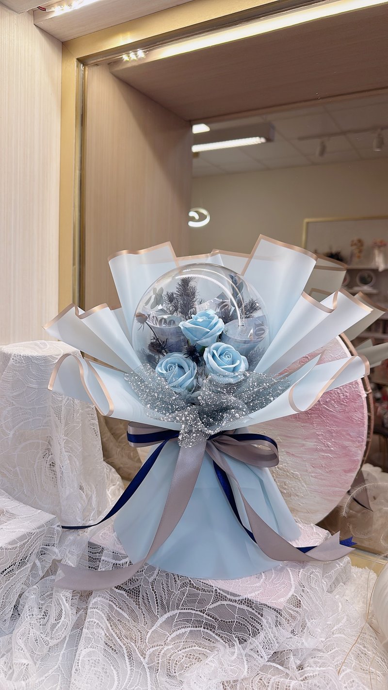 16厘米波波球花束 - 干燥花/捧花 - 植物．花 