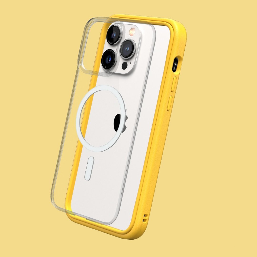 Mod NX(MagSafe兼容)超强磁吸手机壳-黄 for iPhone 14系列 - 手机配件 - 塑料 黄色