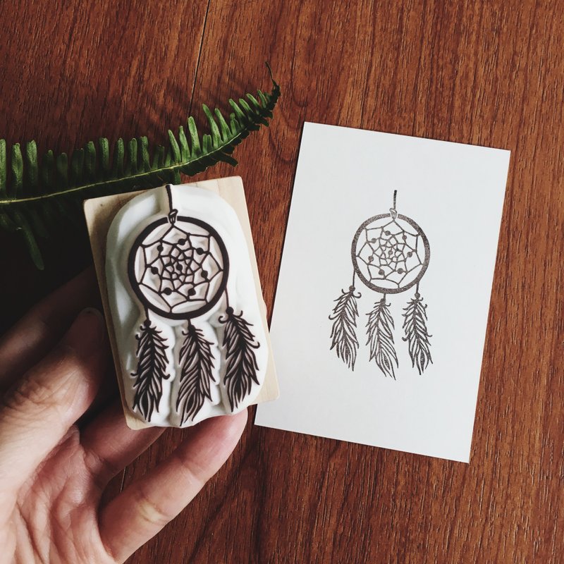 deerday手刻章 捕梦网 - 印章/印台 - 橡胶 紫色