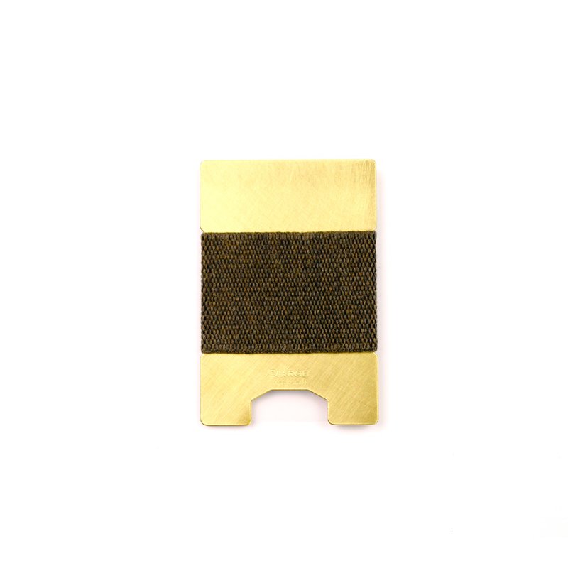 METAL PLATE CARD HOLDER 黄铜薄型卡片夹 I 金 I - 名片夹/名片盒 - 其他金属 金色