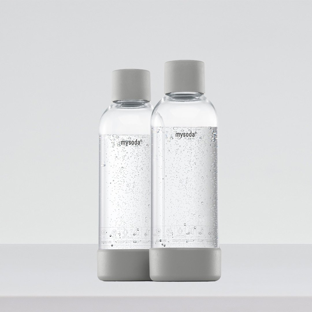 芬兰【mysoda】1L专用水瓶-2入-灰 - 水瓶/水壶 - 其他材质 灰色