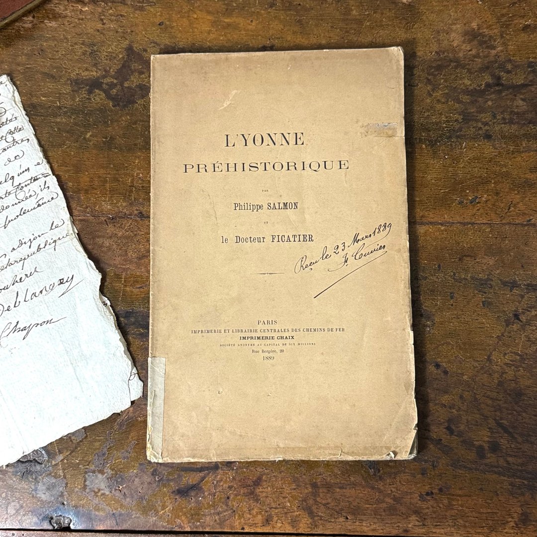*51133-珍稀法国 1889 年法文原版史前考古文献 - 刊物/书籍 - 纸 