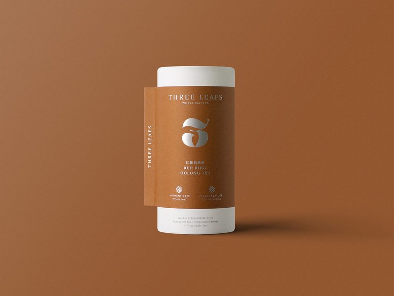【Three Leafs Tea】 红韵乌龙茶 - 茶 - 新鲜食材 咖啡色
