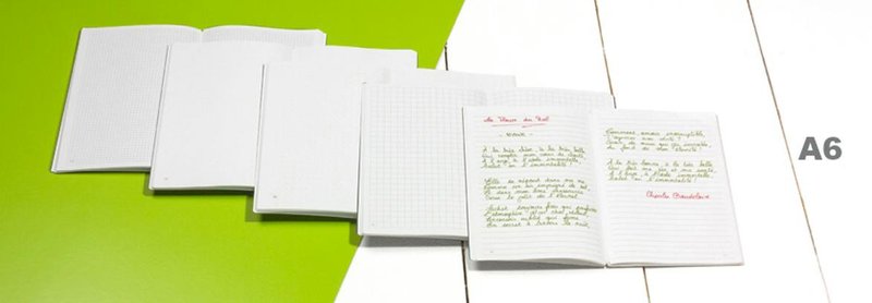 尺寸A6│ 超弹绳X17 │补充内册 │2本一组 - 笔记本/手帐 - 纸 