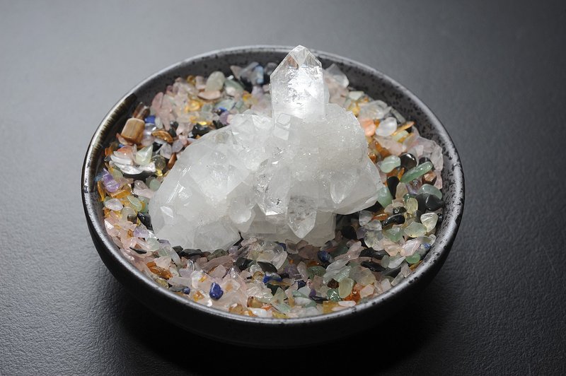 宝石级超闪鱼眼石沸石丛聚晶簇A1 矿石/水晶/灵修/开运/招财/破煞 - 摆饰 - 水晶 