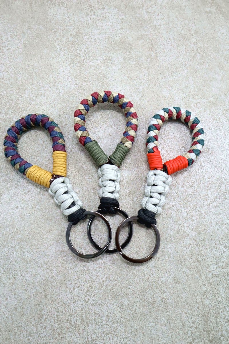 W.A.L-苦无钥匙圈 独特配色 纯手工制作 送礼自用好物 - 钥匙链/钥匙包 - 尼龙 