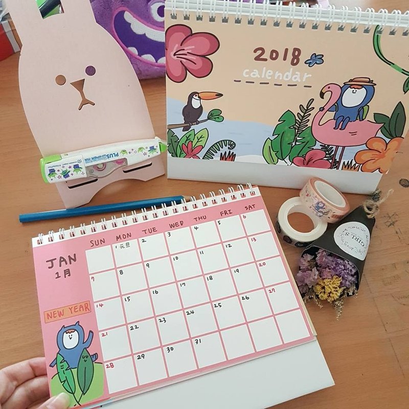 Ning's-2018桌历 - 笔记本/手帐 - 纸 