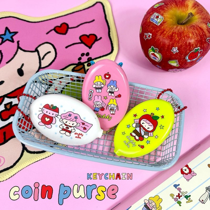 DADDY X ACUTE | 超可爱的 Acute Rubber Coin Purse 硅胶零钱包 - 零钱包 - 硅胶 